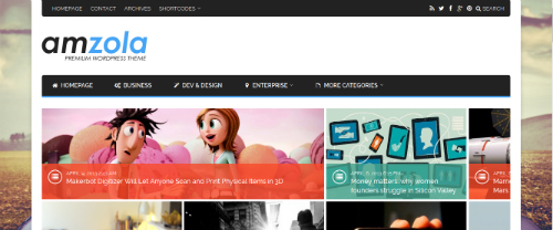 FameThemes - Amzola v1.0.1 - WordPress Responsive Magazine Theme