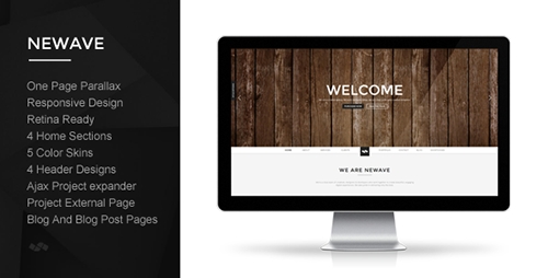 ThemeForest - Newave - Responsive One Page Parallax Template - FULL