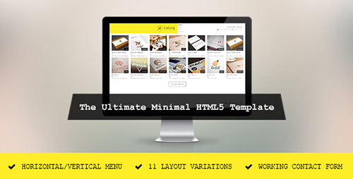 ThemeForest - Laboq - The Ultimate HTML5 Minimal Template - RIP