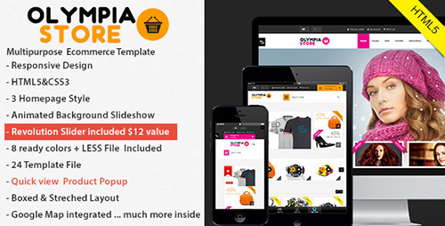 ThemeForest - Olympia responsive Html5 eCommerce - FULL