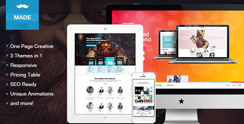 ThemeForest - MADE - One Page Portfolio - Fullscreen - RIP