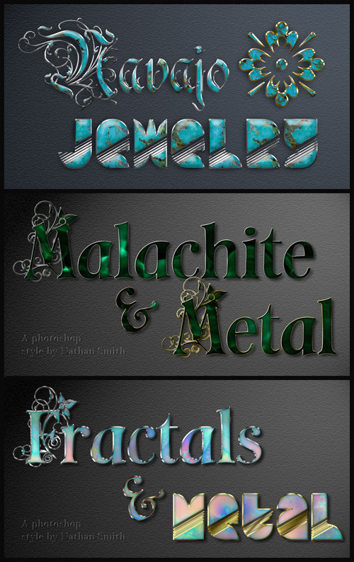 Jewelry & Fractal Styles for Photoshop