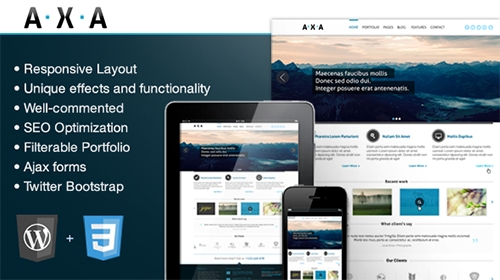 Mojo-Themes - AXA v1.5.1 - Premium Responsive WordPress Theme