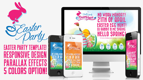 ThemeForest - Bunny Love - Easter Party Template - RIP