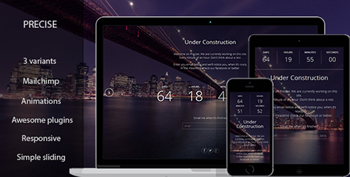 ThemeForest - Precise - Responsive Coming Soon Template - RIP