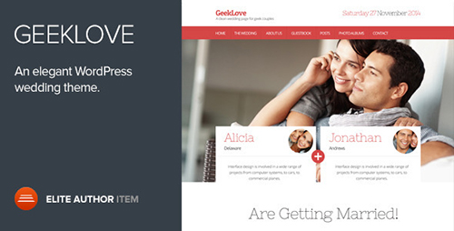 ThemeForest - GeekLove v1.2.3 - Responsive WordPress Wedding Theme