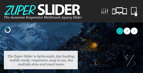 CodeCanyon - Zuper Responsive Multitouch Slider v1.6.1