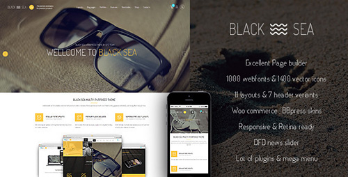 ThemeForest - Black Sea v1.0.8 - clean & clear multi-purpose theme