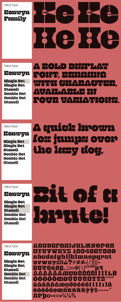 Kenwyn - 8 Fonts for $90