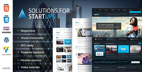 ThemeForest - Solution for Startups v1.2.6 - MultiPurpose WP Theme