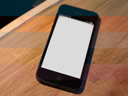 PSD iPhone 5 Photo Mockup 2014