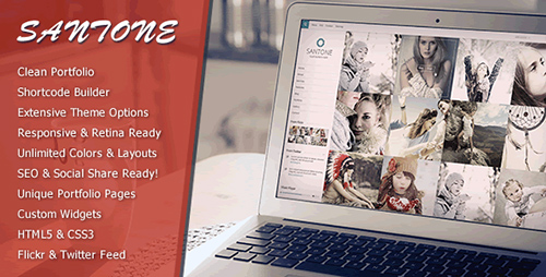 ThemeForest - Santone v1.0.2 - Clean Portfolio & Photography WP Theme