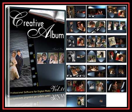 Creative Album Templates, Wedding 12 Series FULL!