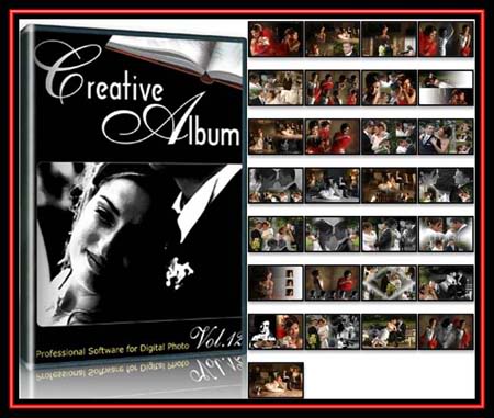 Creative Album Templates, Wedding 12 Series FULL!