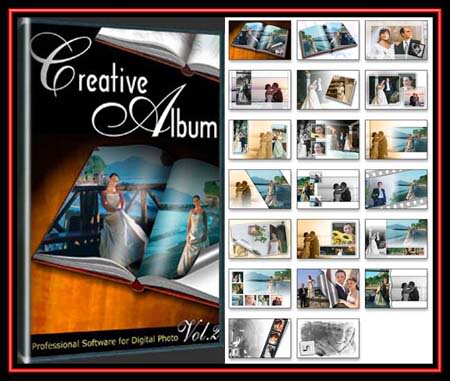 Creative Album Templates, Wedding 12 Series FULL!