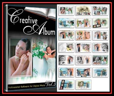 Creative Album Templates, Wedding 12 Series FULL!