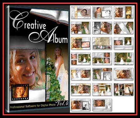 Creative Album Templates, Wedding 12 Series FULL!