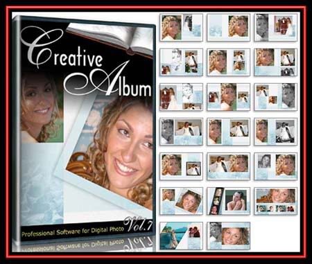 Creative Album Templates, Wedding 12 Series FULL!