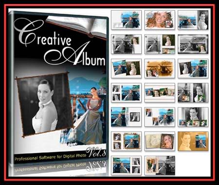 Creative Album Templates, Wedding 12 Series FULL!